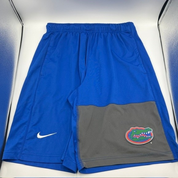 Nike Dri-FIT Men's‎ Florida Gators Blue and Gray Athletic Shorts Size Small - Picture 1 of 9